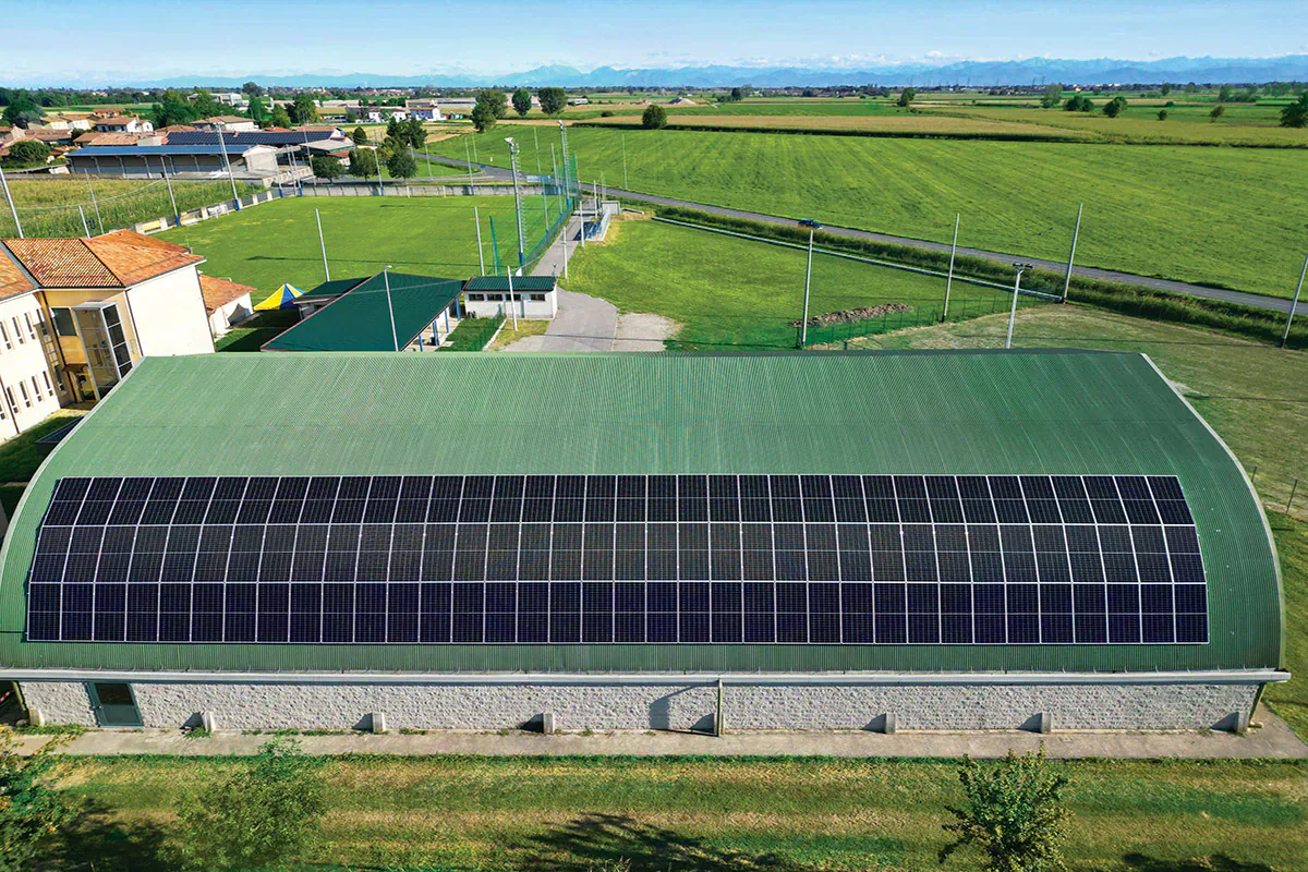 IMPIANTO FOTOVOLTAICO PALESTRA DA 49,68 KW