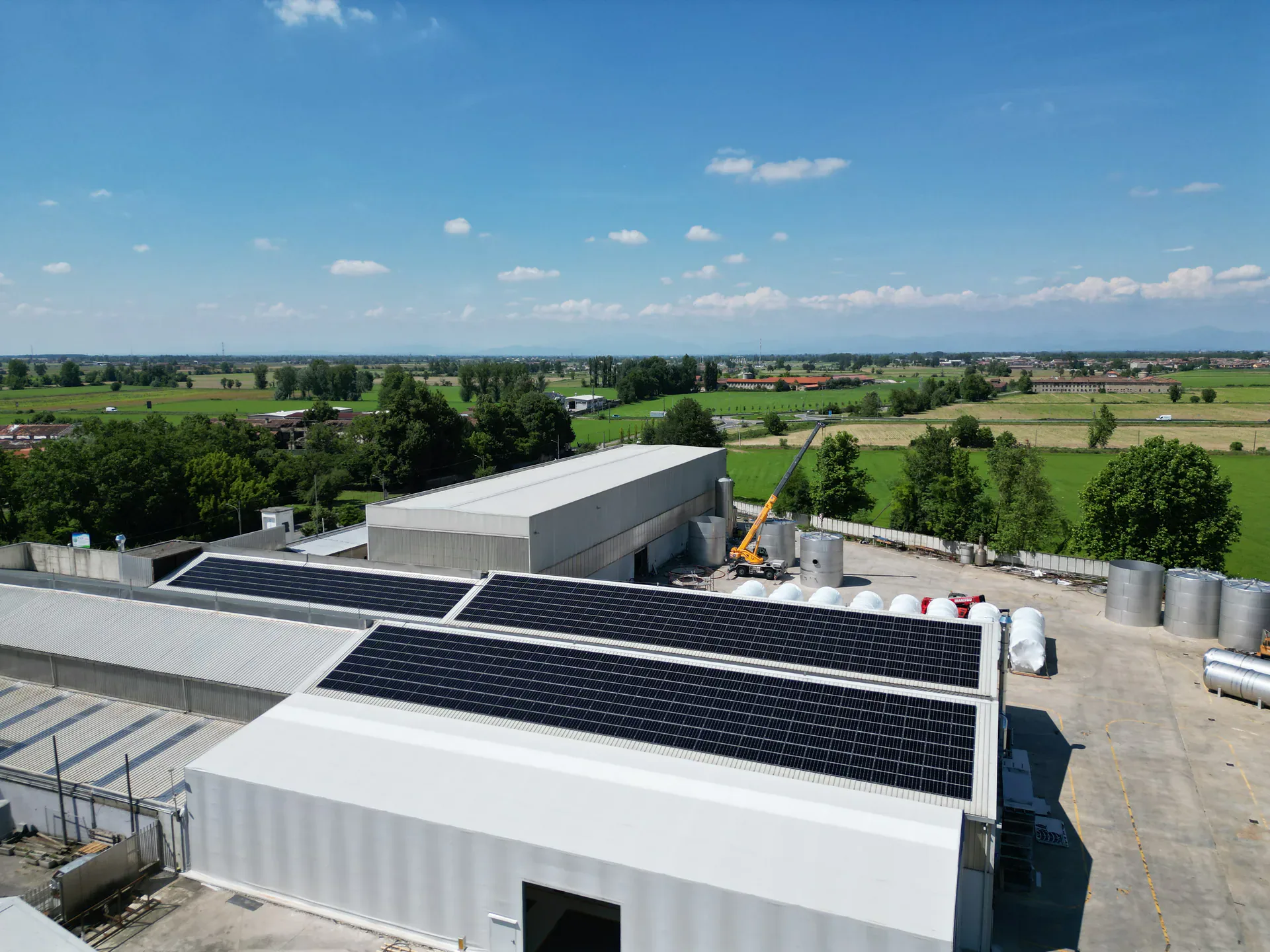 IMPIANTO FOTOVOLTAICO INDUSTRIALE DA 150,50 KW