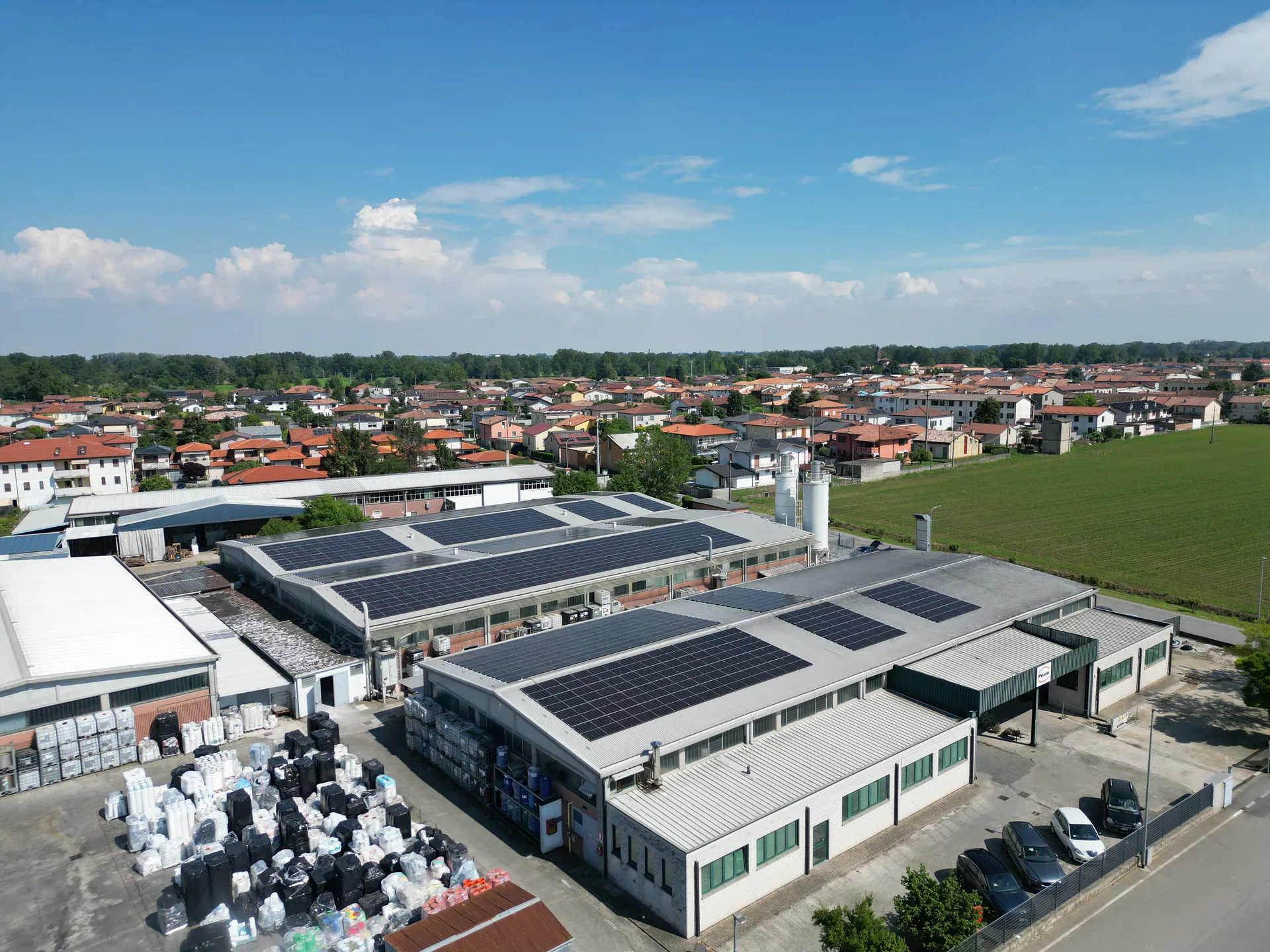 IMPIANTO FOTOVOLTAICO INDUSTRIALE DA 400,50 KW